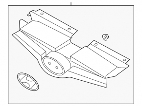 Грати радіатора grill Hyundai Veloster 12-17