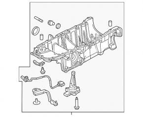 Полуподдон масляный Mazda CX-90 25-26 3.3