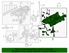 Напівпіддон масляний Mazda CX-90 25-26 3.3