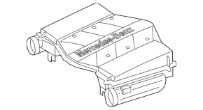 Корпус воздушного фильтра Mercedes W164 ML X164 GL W251 R бензин
