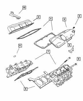 Крышка маслозаливной горловины Jeep Patriot 11-17 2.0