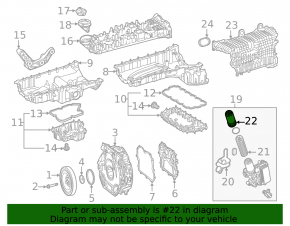Кришка корпусу фільтра масляного Mercedes W167 GLE 450 20-23 3.0h