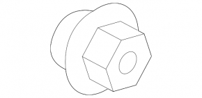 Гайка колесная d19 M14x1.5 Ford Edge 15-24