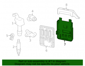 Корпус блока ECU компьютер двигателя Chevrolet Malibu 16-22