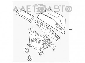 Корпус повітряного фільтра Hyundai Santa FE 19-20 2.4 KOR