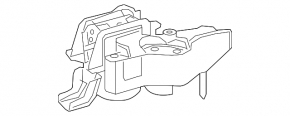 Подушка двигателя правая Lexus RX450h 16-22