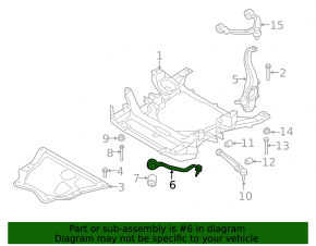Рычаг передний нижний передний правый BMW X5 F15 14-18 под AFS