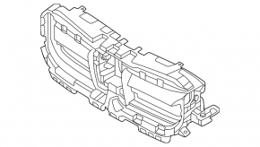 Жалюзи дефлектор радиатора верхний BMW X1 U11 24-26 B48