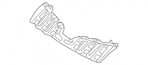 Кронштейн решетки радиатора grill Toyota Sienna 18-20