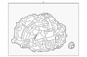 Задній диференціал редуктор Toyota Highlander 20-26 hybrid AWD