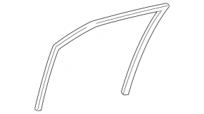 Уплотнитель стекла передний правый Lexus IS250 IS300 IS350 06-14