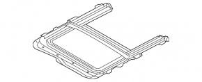 Механизм люка рама Ford Fiesta 11-19