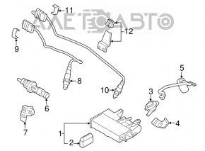 Map Sensor BMW X2 F39 18-23 B46, B48 на коллекторе