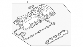 Кришка клапанна BMW 7 G11 G12 16-19 B58