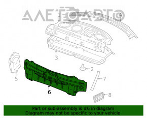 Задняя панель Dodge Challenger 15-23 рест