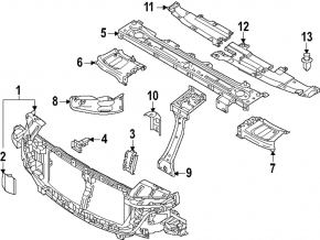 Кронштейн телевизора правый Mazda CX-90 24-26