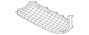 Решетка радиатора grill нижняя правая Mercedes W167 GLE 350 450 20-23 под камеру, AMG pkg