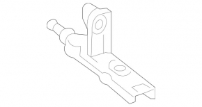 Кронштейн глушителя задний правый Mercedes W213 E 17-23 2.0T, 3.0T