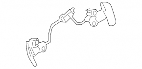 Підрульові пелюстки Mazda 3 14-18 BM