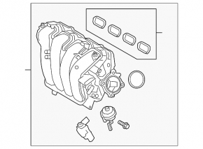 Коллектор впускной Hyundai Tucson 16-18 2.0