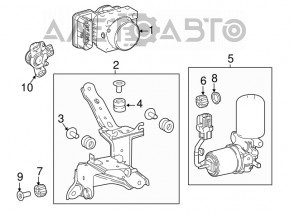 Гальмівний підсилювач brake booster Lexus ES300h 19-26