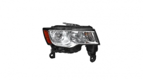 Фара передняя правая Jeep Grand Cherokee WK2 16-22 галоген, темная