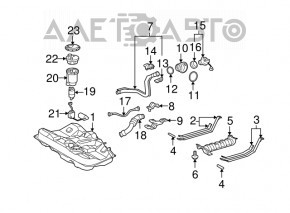 Топливный бак Toyota Camry v40