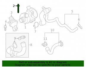 Помпа водяна BMW 4 F32/33/36 14-16 N26