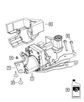 Насос ГУР Chrysler 300 11-14 RWD