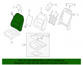 Пассажирское сидение Ford Escape MK4 20-20 мех. регулировка, кожа беж с черн, стрельнувшее