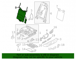 Подушка поясничной подпорки водительского сиденья Volkswagen ID.4 21-25