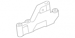 Кронштейн подушки двигателя правый Lexus RX350 RX450h 10-15