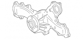 Помпа водяная Toyota Highlander 20-22 3.5