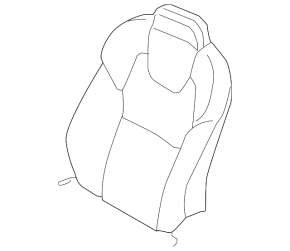 Водительское сидение Volvo XC60 22-26 с airbag, электрическое, подогрев, вентиляция, кожа черная Nappa с перфорацией и коленным подпором, с блоком управления, царапины, надрыв