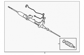 Рейка рульова Mitsubishi Outlander 07-13 3.0