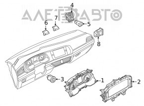 Кнопка аварийки VW Jetta 19-26