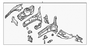 Четверть передняя левая Ford Focus mk3 11-18