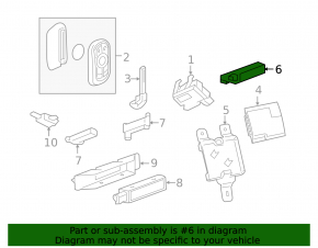 Антенна Keyless Chevrolet Malibu 16-23