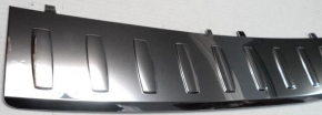 Накладка заднего бампера Mercedes W166 GLE 16-19 AMG pkg, хром