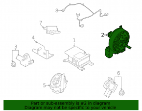 Шлейф руля Nissan Ariya 23-26