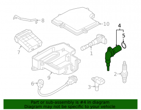 Датчик положения коленвала VW Jetta 11-18 USA 2.0