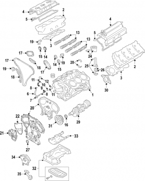 Головка блоку циліндрів у зборі VQ35 Nissan Pathfinder 13-14 права