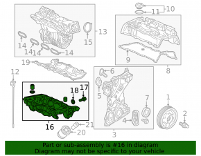 Поддон масляный Honda Civic X FC 16-21 K20C2 2.0