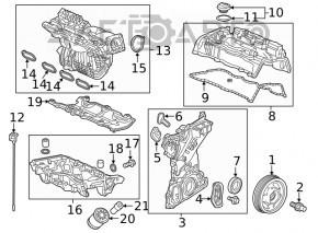 Поддон масляный Honda Civic X FC 16-21 K20C2 2.0