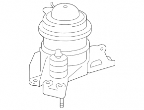 Подушка двигателя правая Toyota Prius C 12-19 1.5