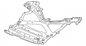 Подрамник передний Audi A6 C8 19-25