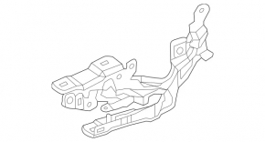 Петля капота левая Mercedes CLA 14-19