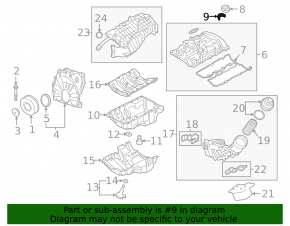 Маслозаливная горловина BMW 5 G30 17-23 2.0Т
