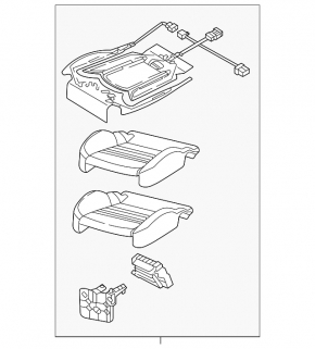 Occupant Sensor Audi Q7 16-26