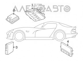 Компьютер двери передней правой Dodge Challenger 09-19